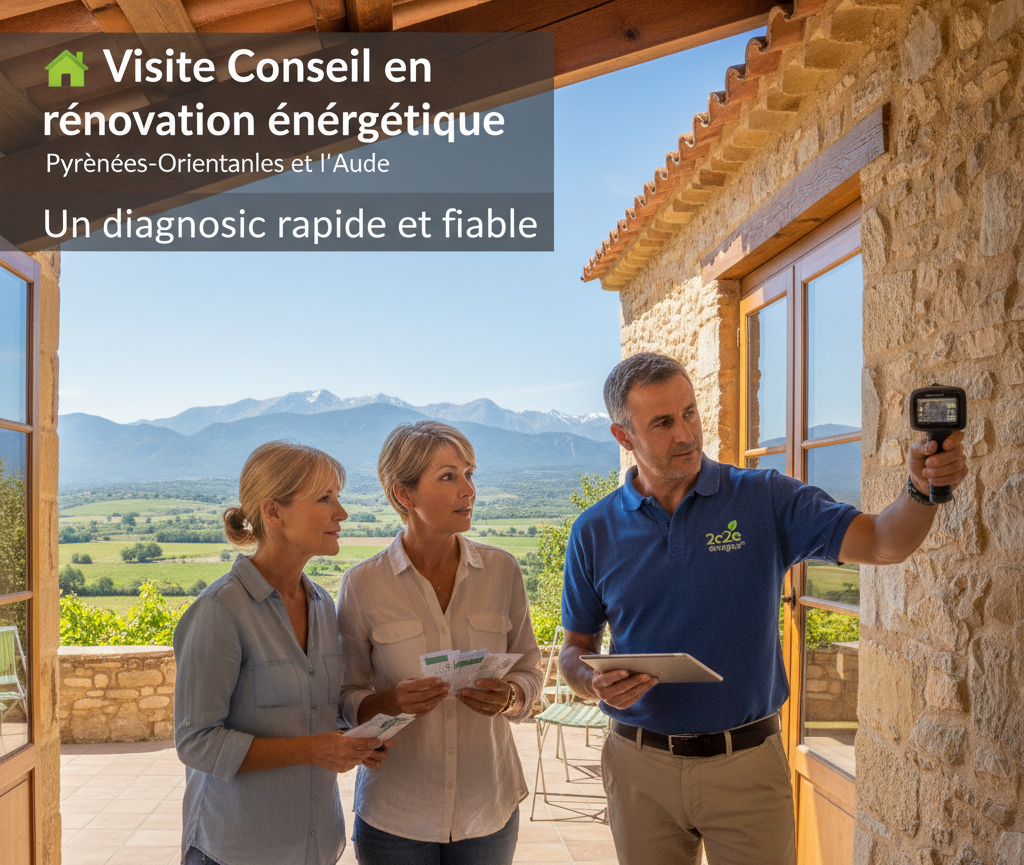 Visite conseil en économies d'énergie et rénovation énergétique