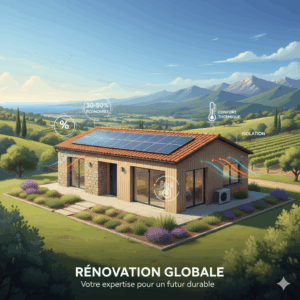 Rénovation globale pour une biasse durable de la consommation d'énergie
