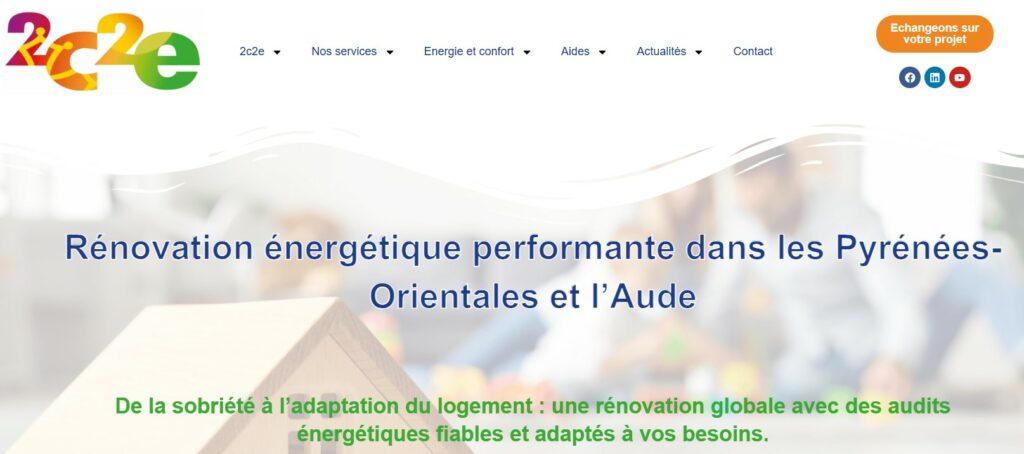 nouveau site Internet 2c2e énergies