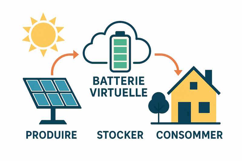 batterie virtuelle solaire
