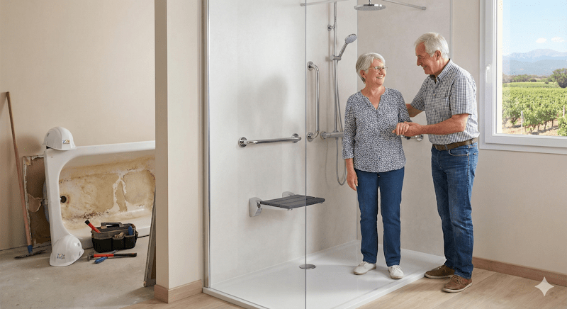 Remplacer une baignoire par une douche