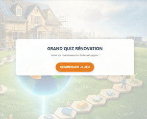 Quizz jeu Rénovation énergétique performante