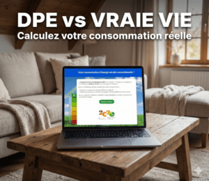 Outil simulation DPE vs consommation réelle 2c2e énergies Rénovation Perpignan Narbonne